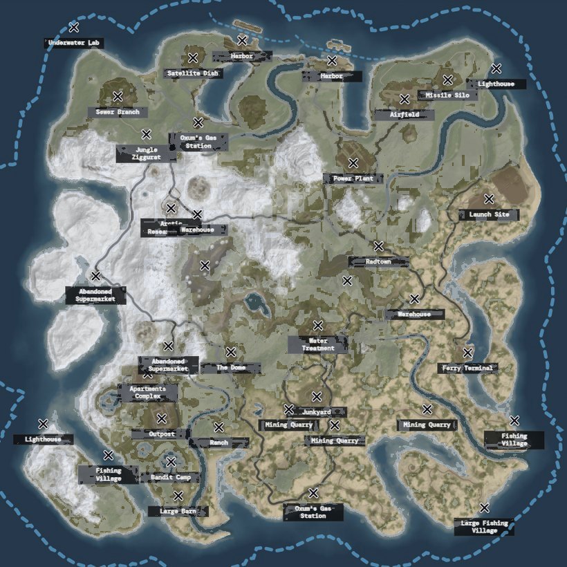 Rolled map render